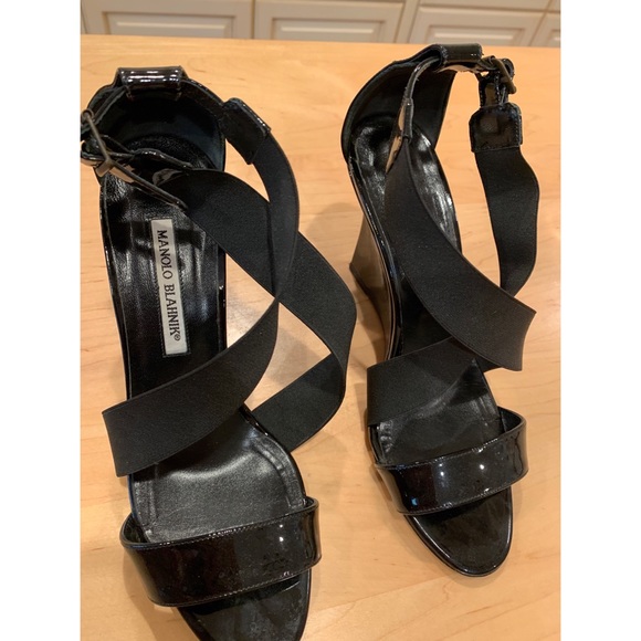 Manolo Blahnik Shoes - Manolo Blahnik Strappy Wedges
